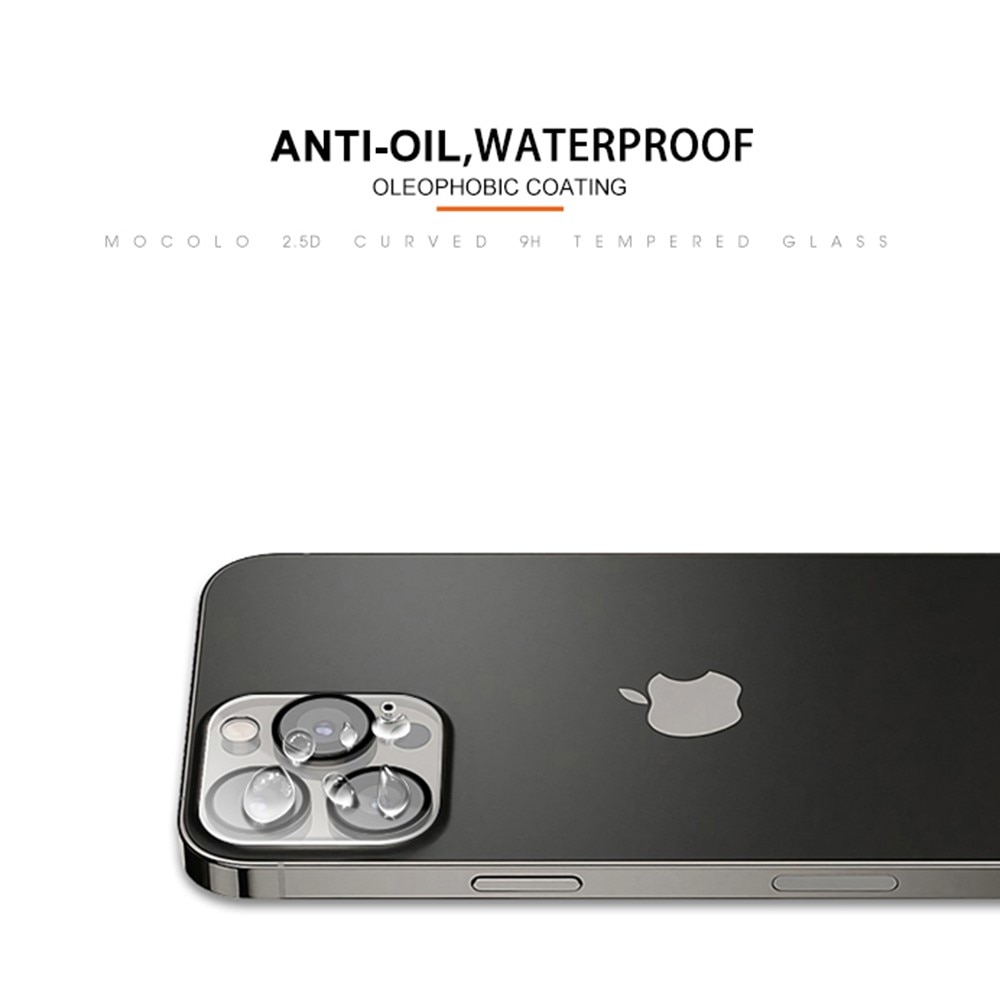 Protector de cámara de cristal templado 0.2mm iPhone 14 Pro Max Transparente