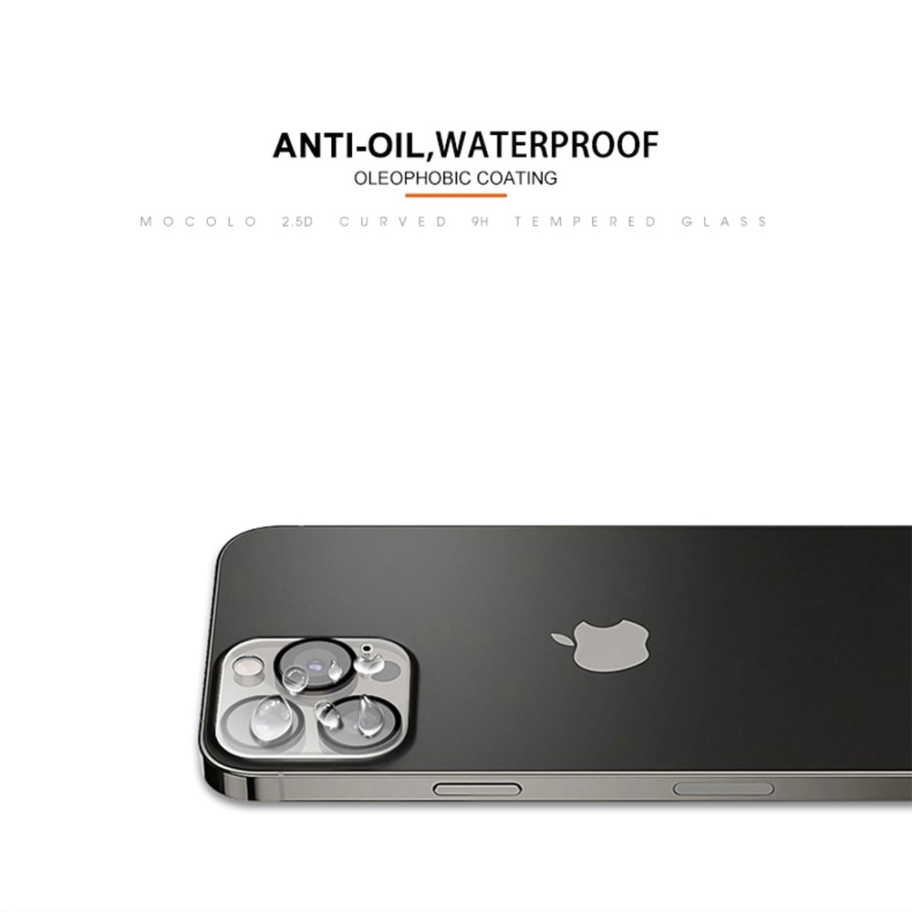 Protector de cámara de cristal templado 0.2mm iPhone 14 Pro Transparente