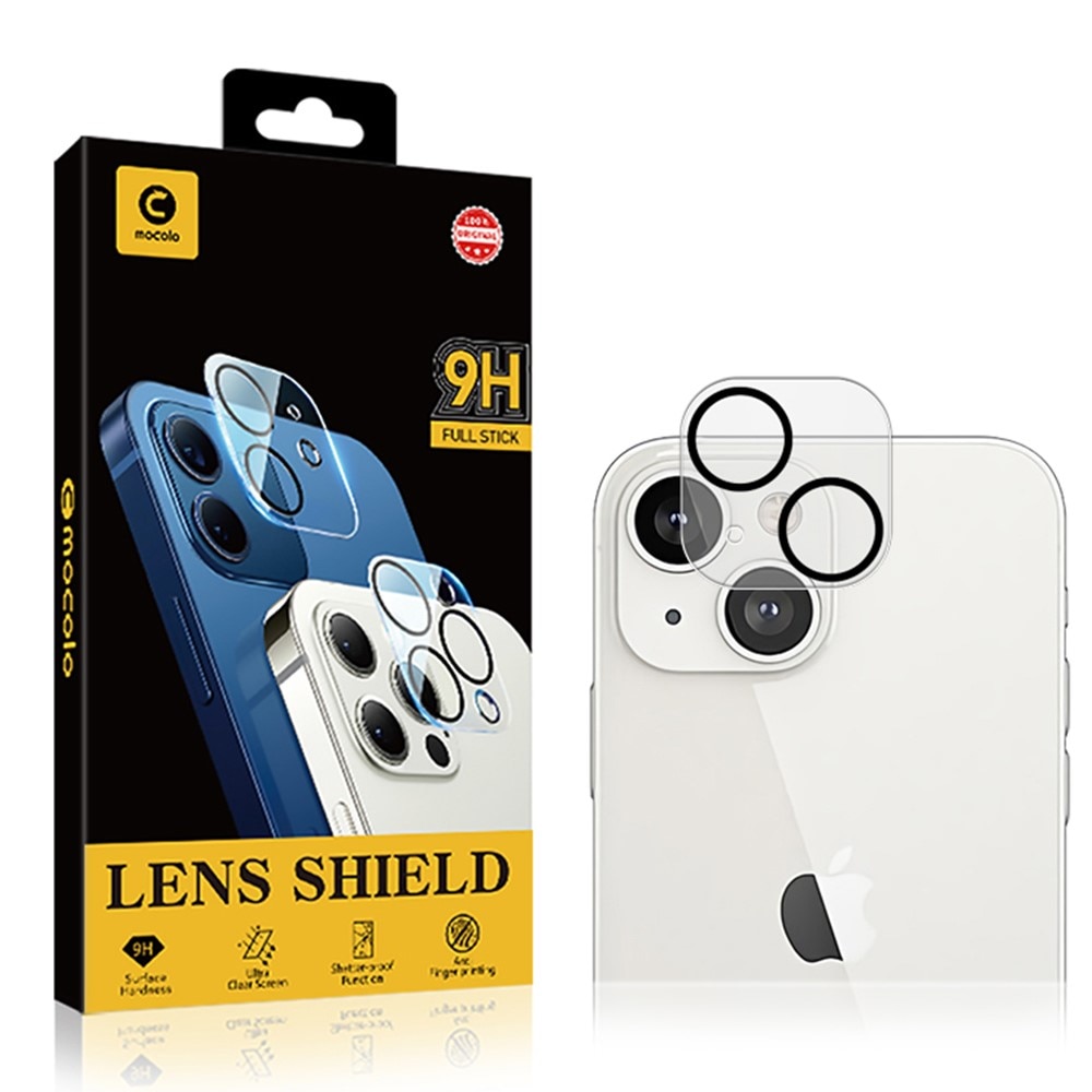 Protector de cámara de cristal templado 0.2mm iPhone 14 Transparente