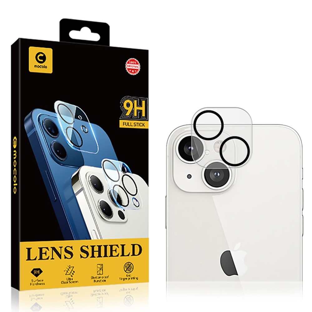 Protector de cámara de cristal templado 0.2mm iPhone 14 Plus Transparente