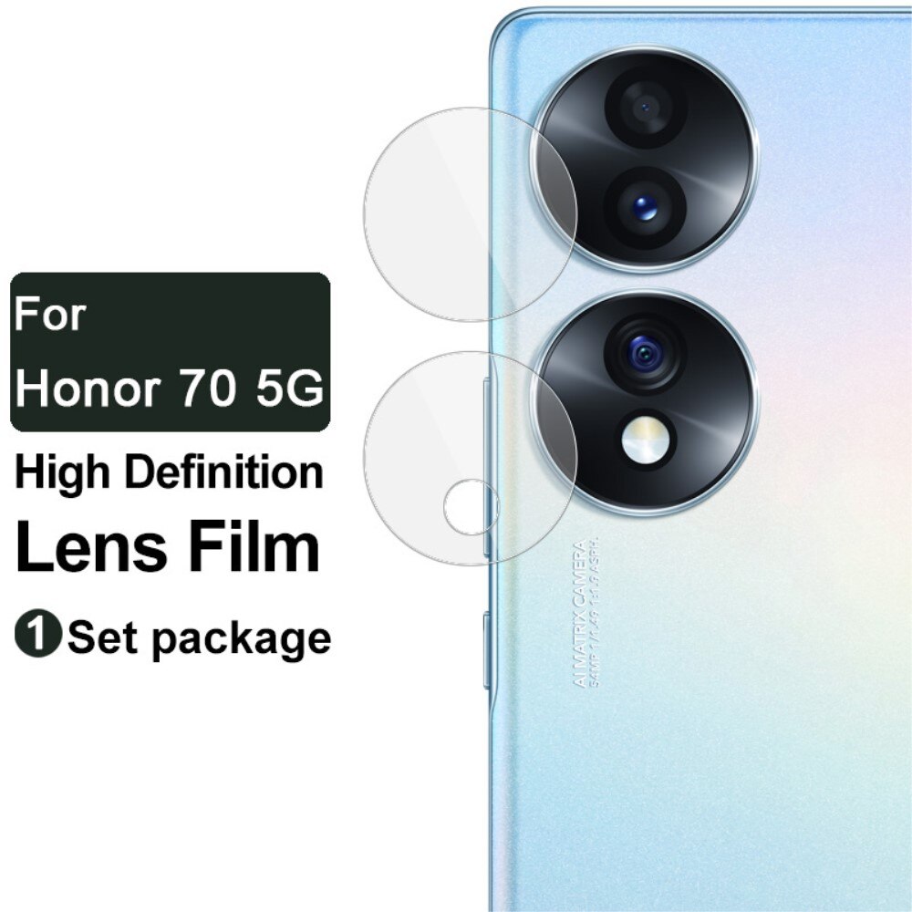Cubre objetivo de cristal templado de 0,2mm  Honor 70 Transparente
