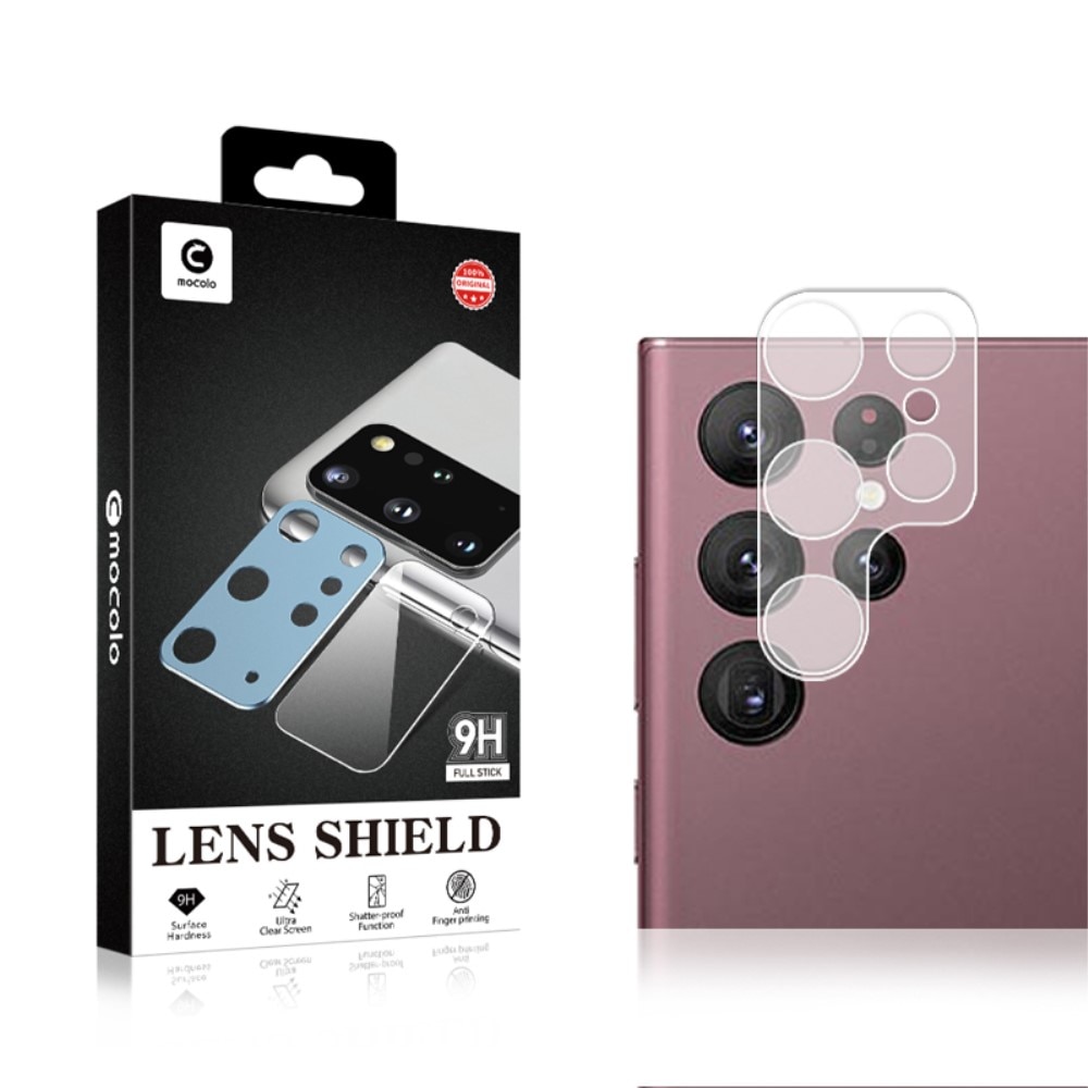 Protector de lente cámara vidrio templado 0.2mm Samsung Galaxy S23 Ultra transparente