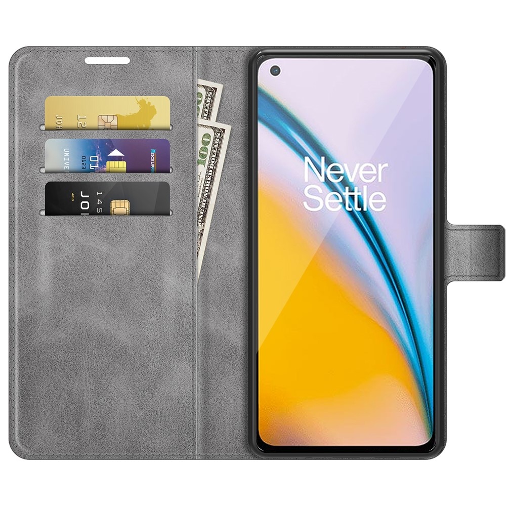 Cartera Leather Wallet OnePlus Nord 2 5G Grey