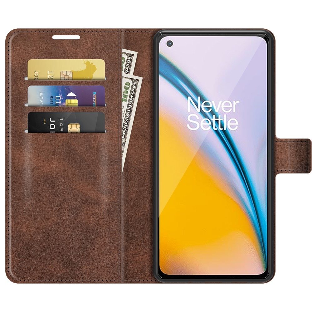 Cartera Leather Wallet OnePlus Nord 2 5G Brown