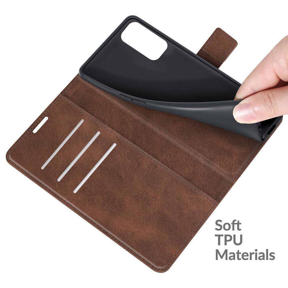 Cartera Leather Wallet OnePlus Nord 2 5G Brown