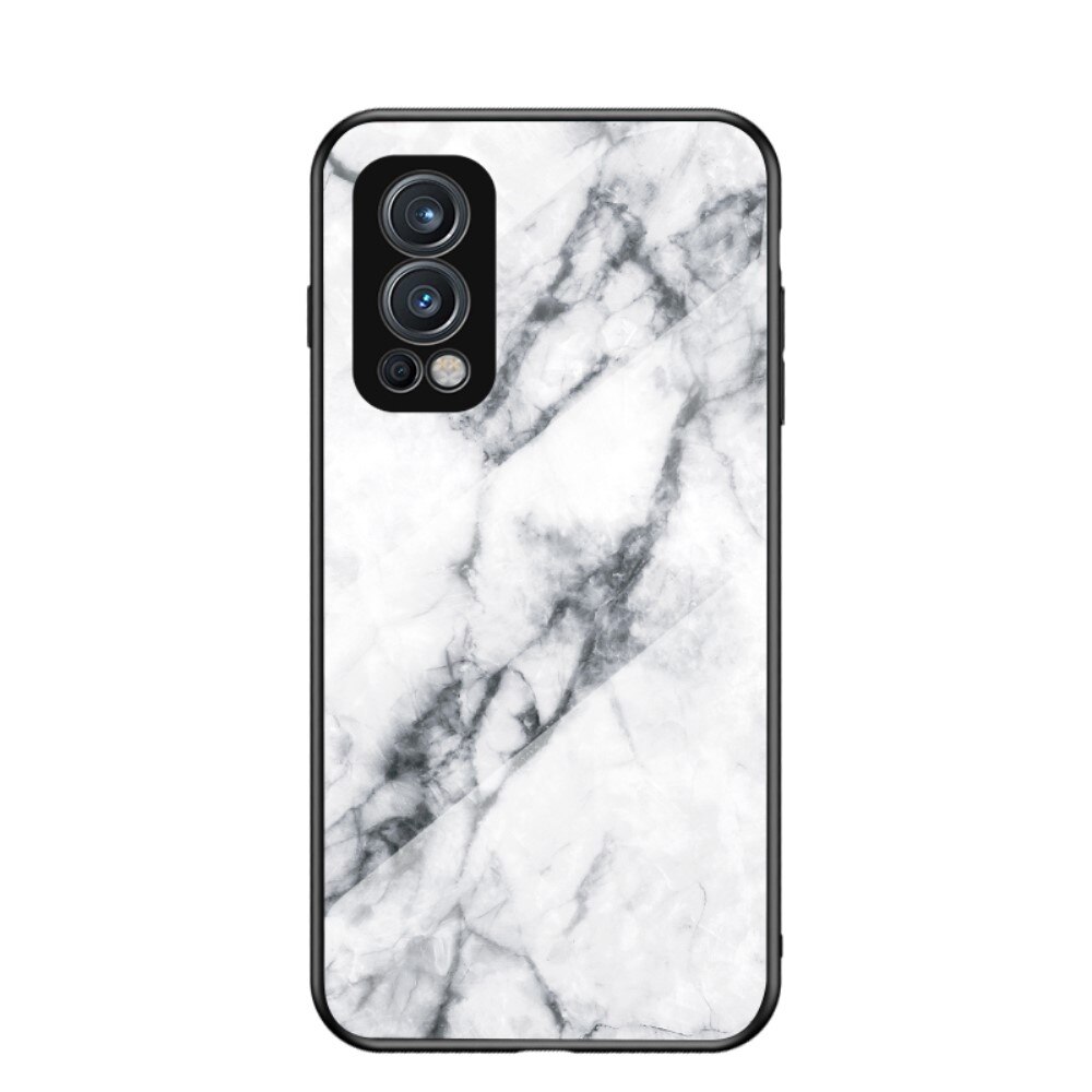 Funda vidrio templado OnePlus Nord 2 5G Mármol blanco