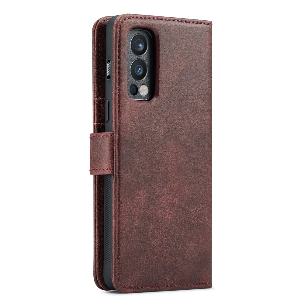 Cartera Magnet Wallet  OnePlus Nord 2 5G Red