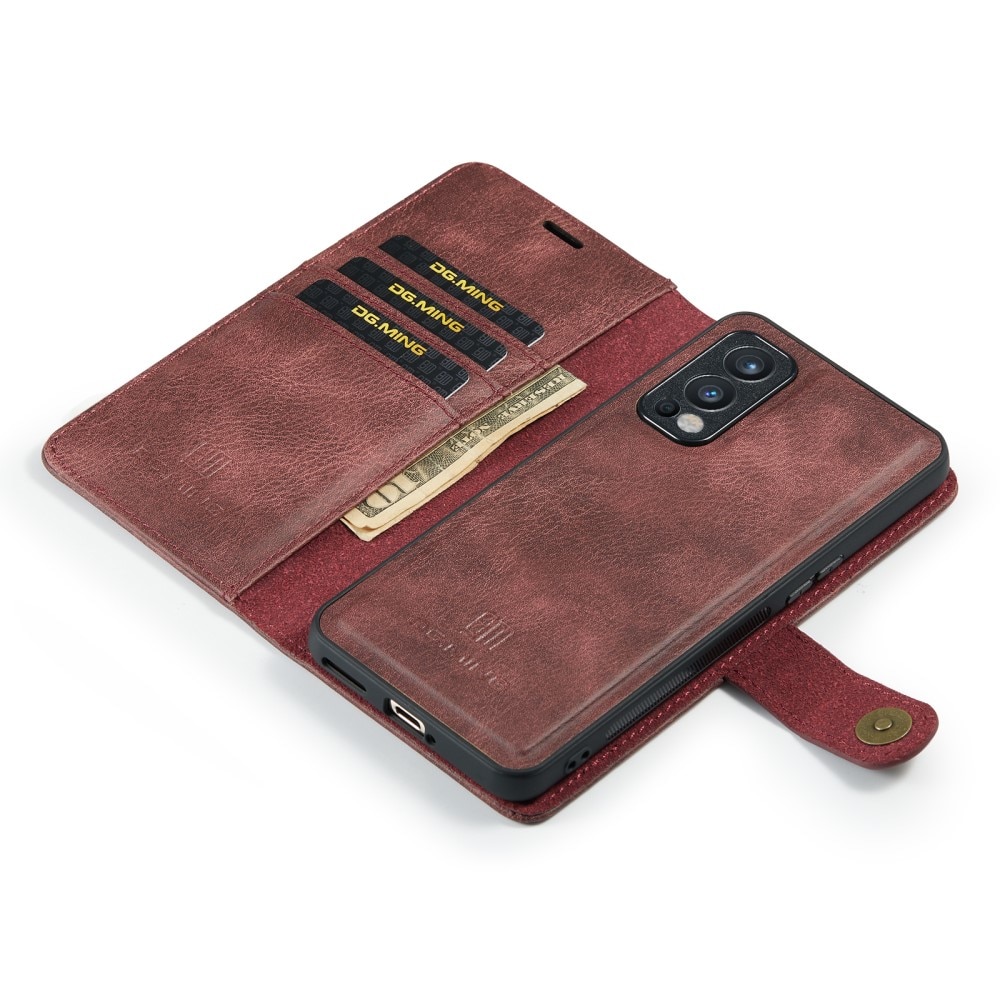 Cartera Magnet Wallet  OnePlus Nord 2 5G Red