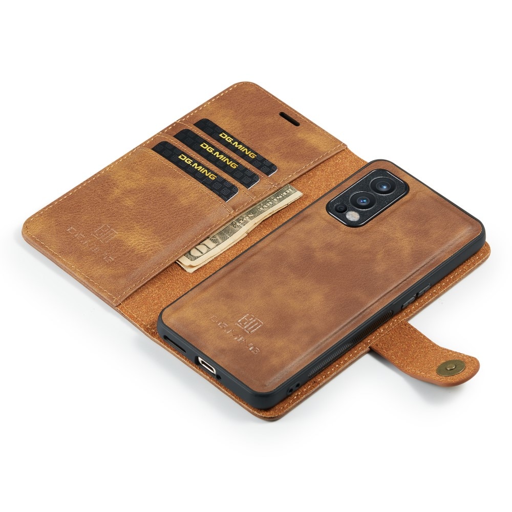 Cartera Magnet Wallet  OnePlus Nord 2 5G Cognac