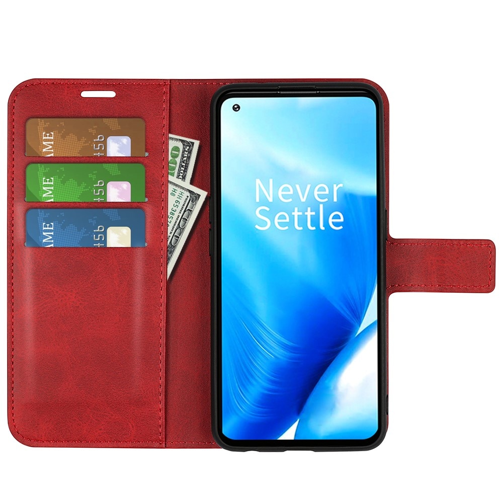 Cartera Leather Wallet OnePlus Nord N20 Red