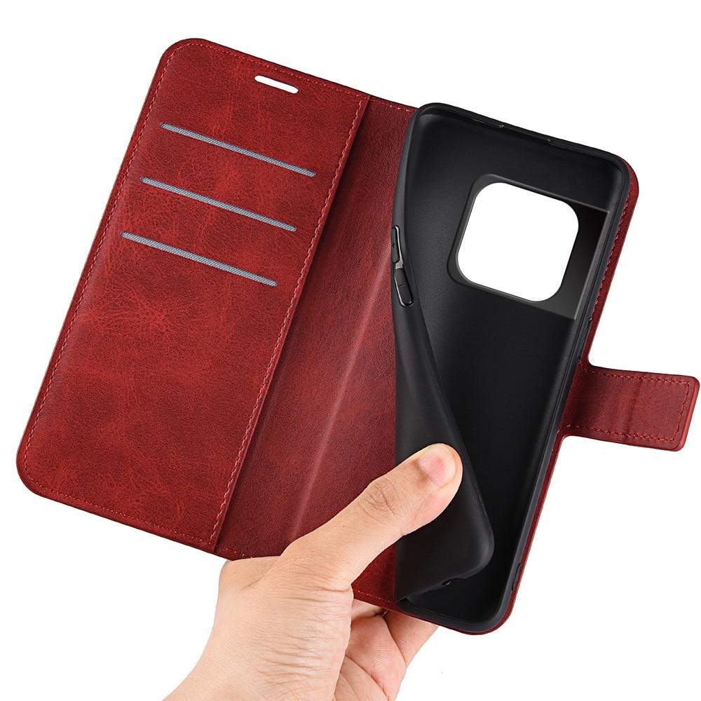 Cartera Leather Wallet OnePlus 10 Pro Red