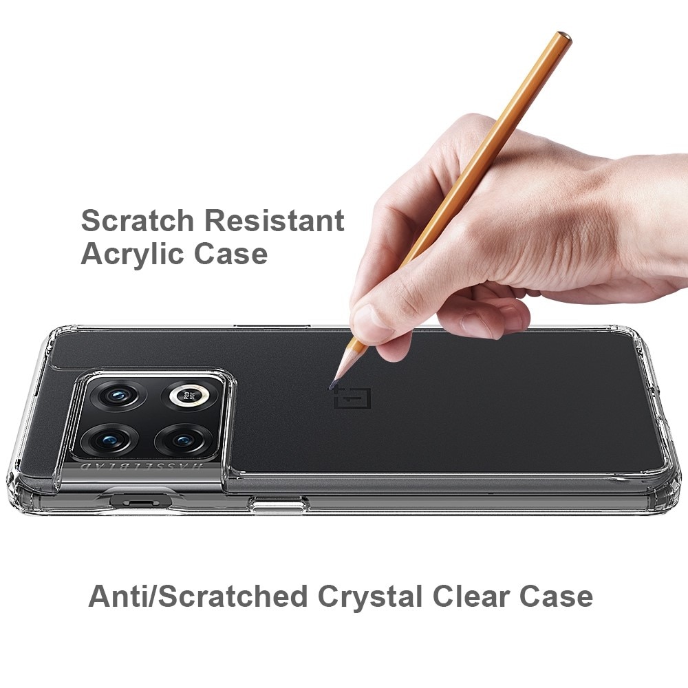 Funda híbrida Crystal Hybrid para OnePlus 10 Pro, transparente