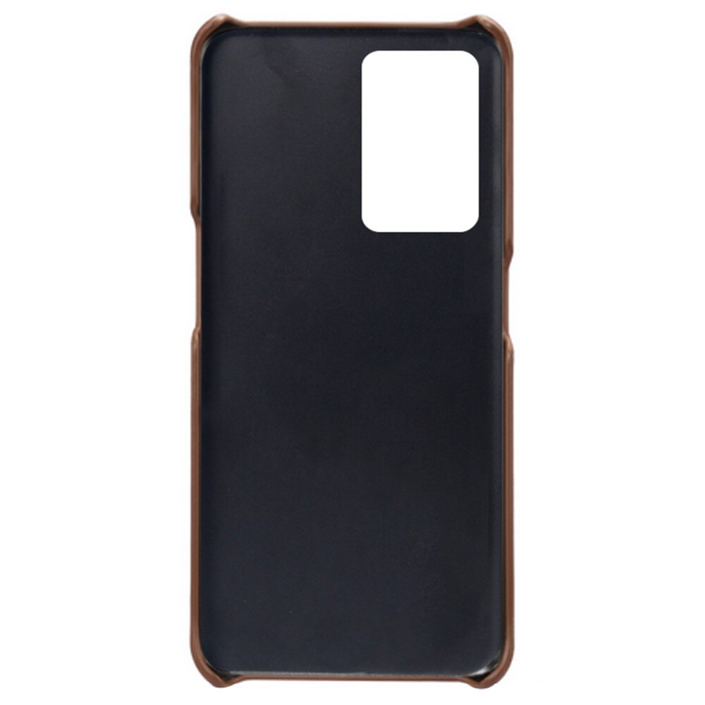 Funda Cards Slot Case OnePlus Nord 2T 5G Marrón