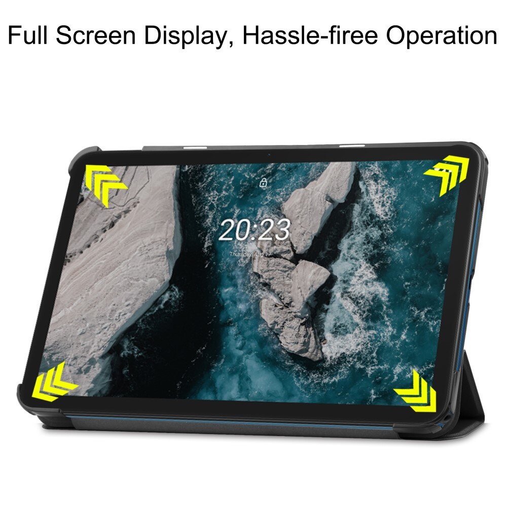 Funda Tri-Fold  Nokia T20 Negro