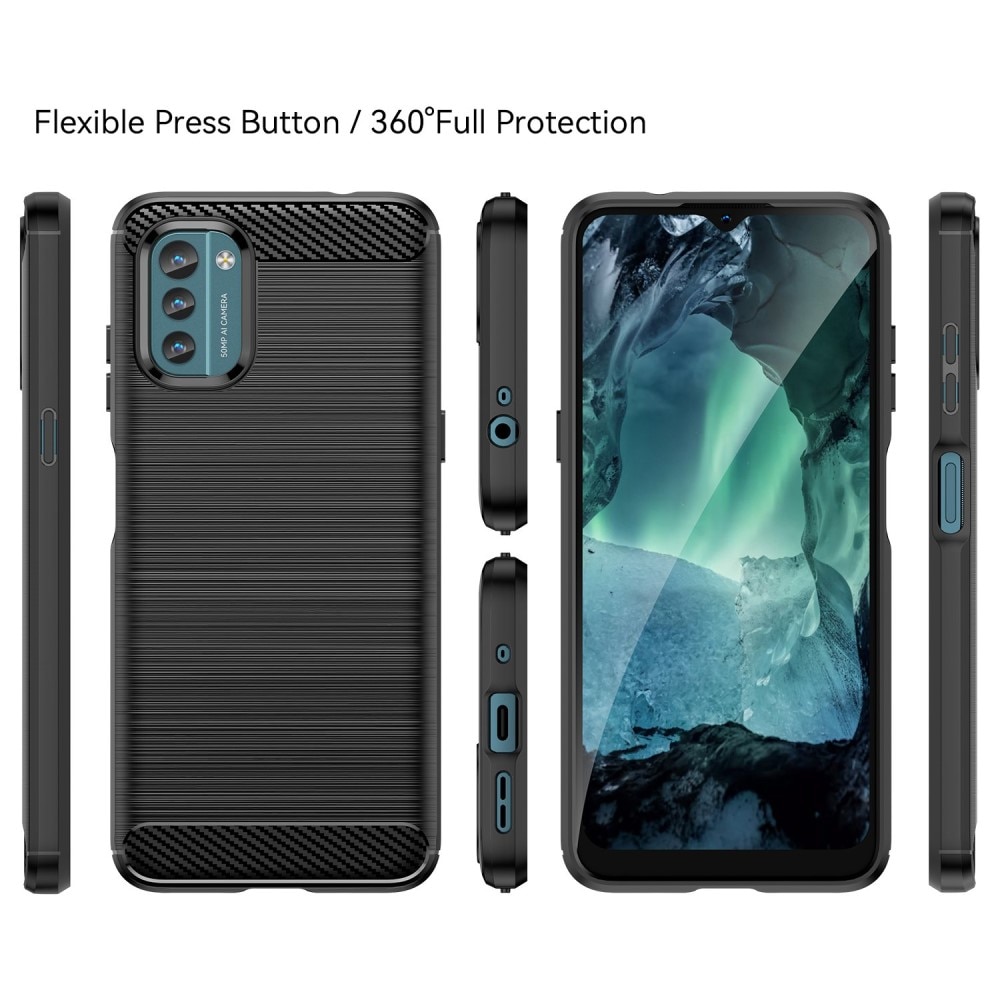 Funda Brushed TPU Case Nokia G11/G21 Black