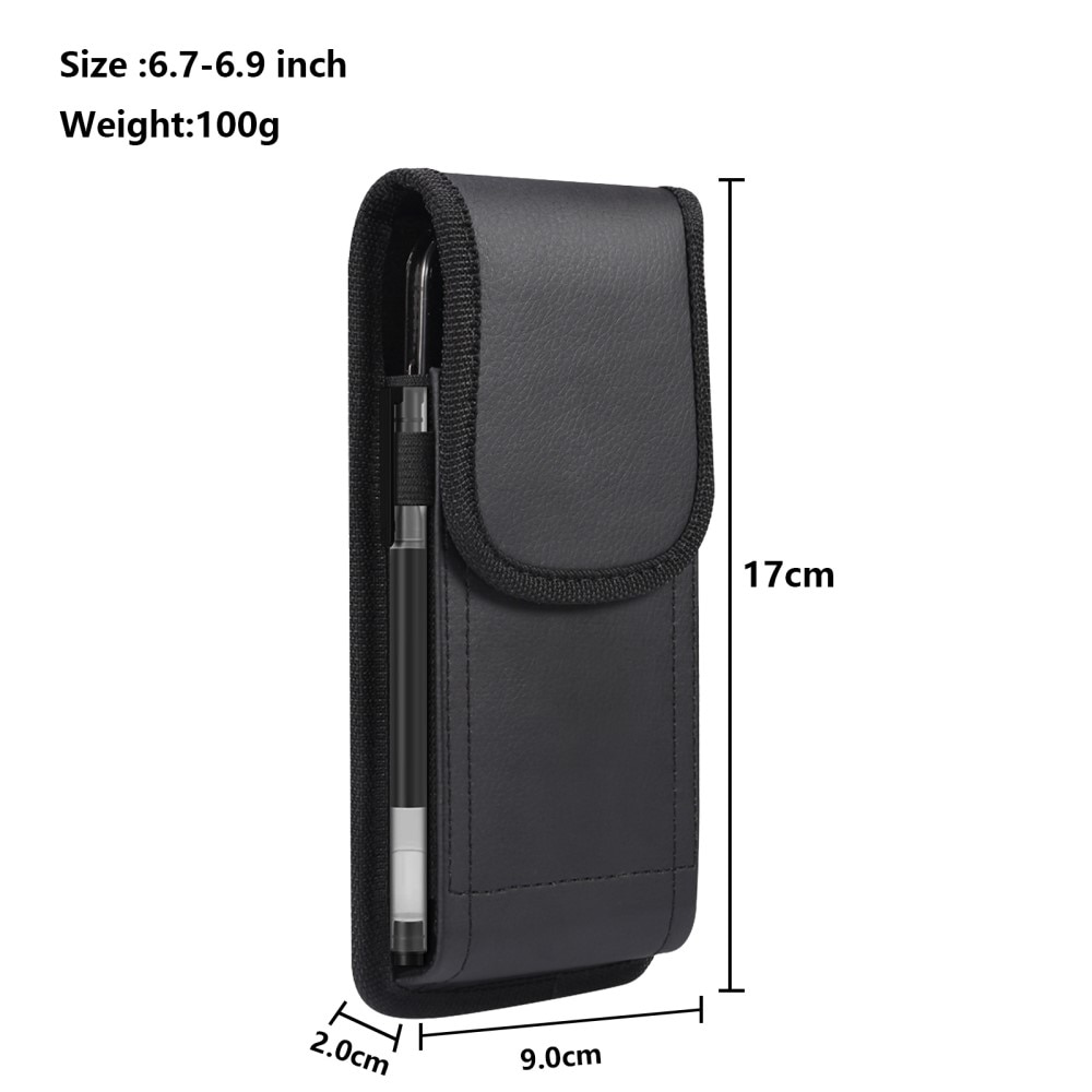 Riñonera Slim para móvil XL, negro