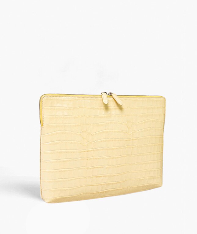 Maletín para portátil 15" Croco Yellow