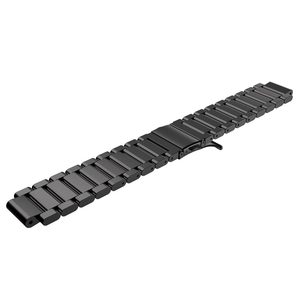 Correa de acero Garmin Forerunner 735 XT/Forerunner 235 Negro