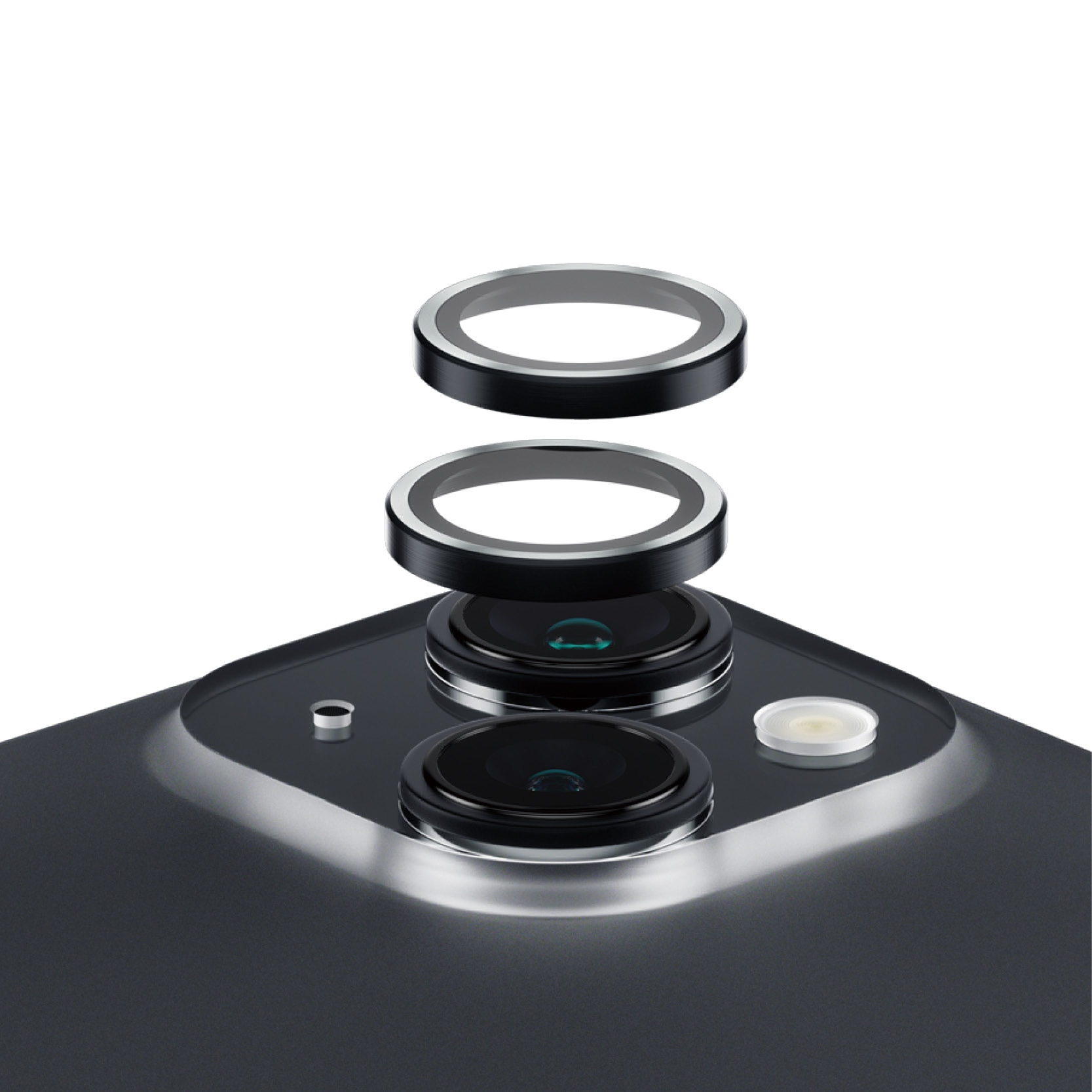 iPhone 15 Plus Hoops Camera Lens Protector Negro
