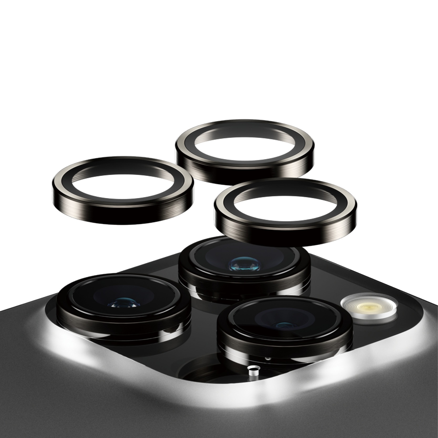 iPhone 15 Pro Max Hoops Camera Lens Protector Negro