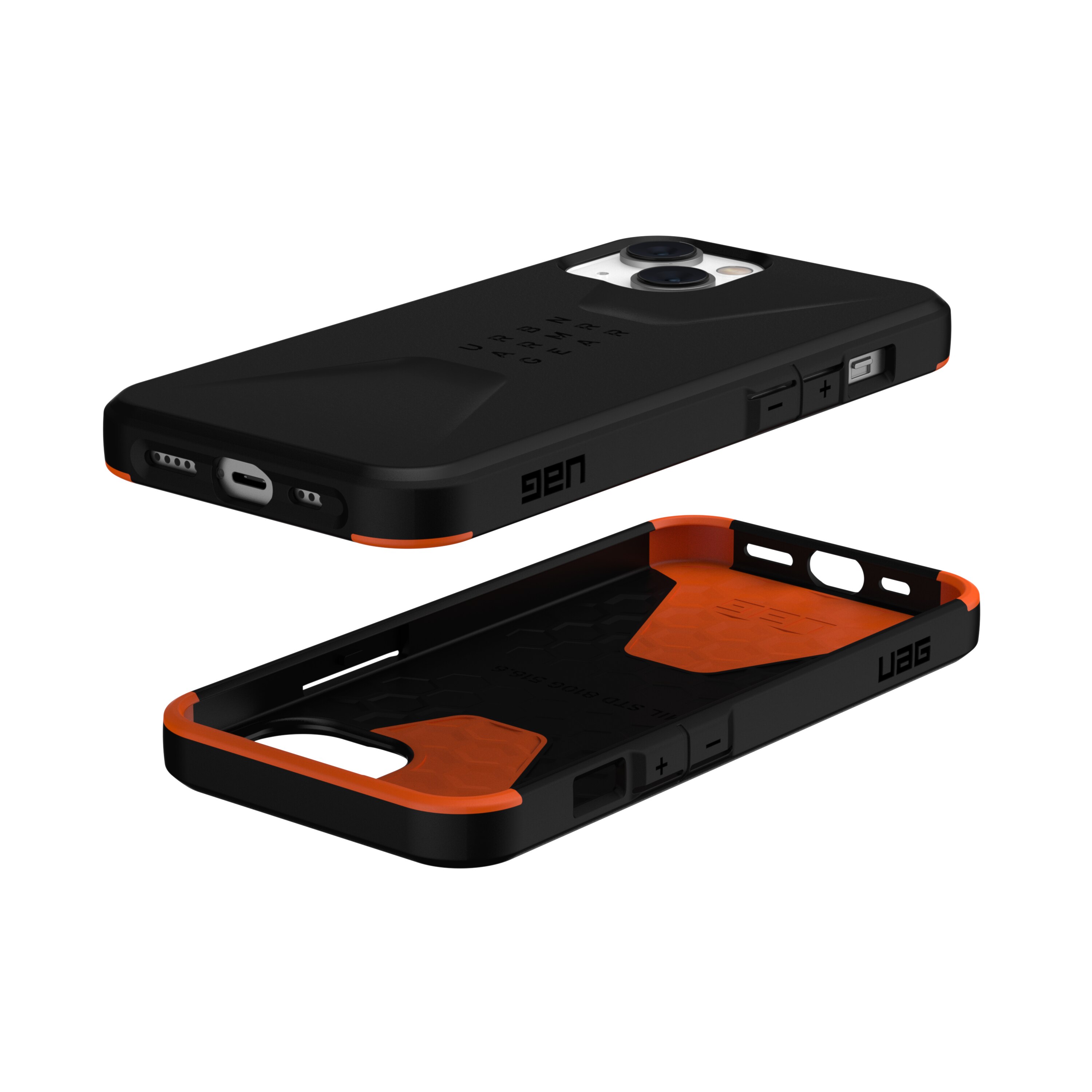 Funda Civilian Series iPhone 14 Negro