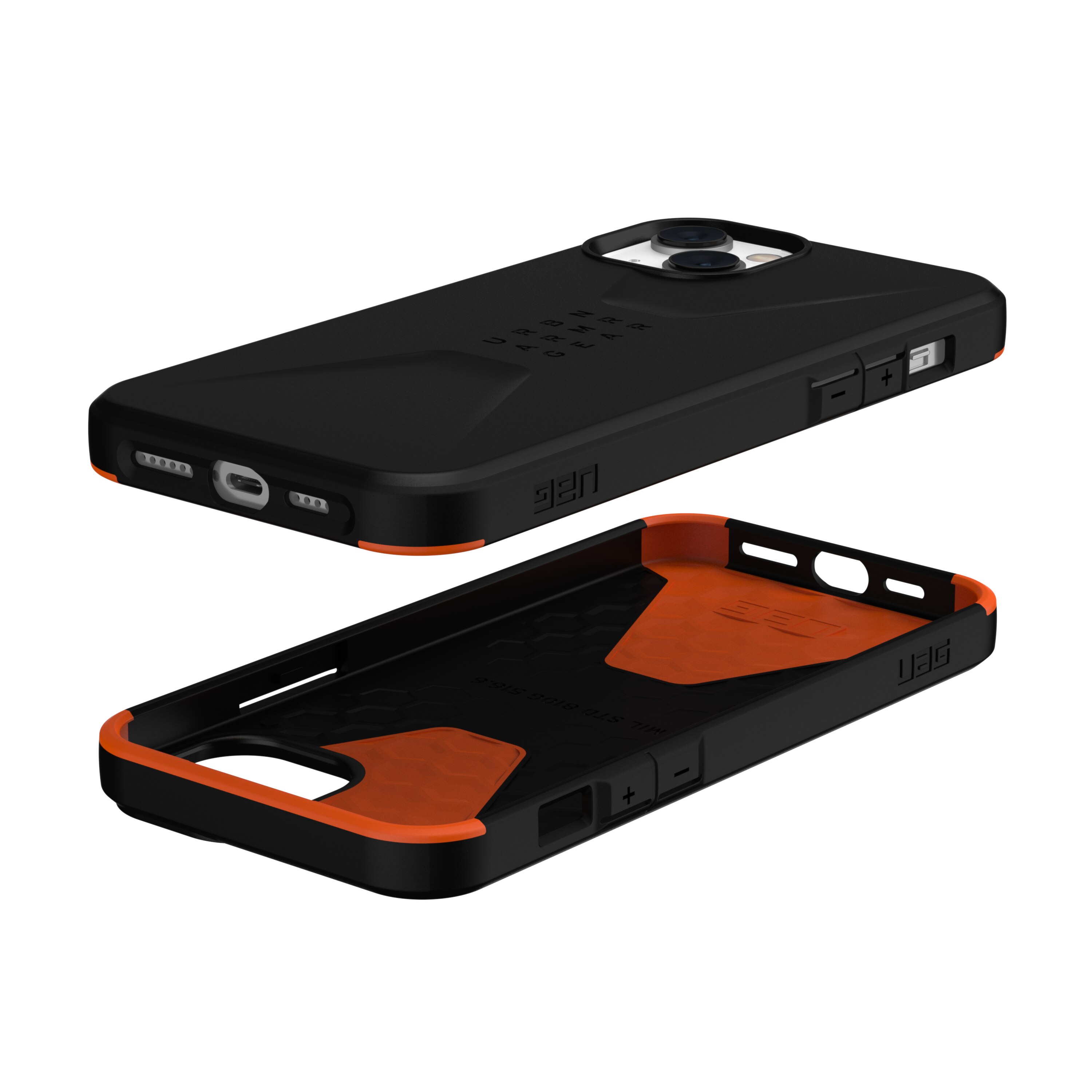 Funda Civilian Series iPhone 14 Plus Black