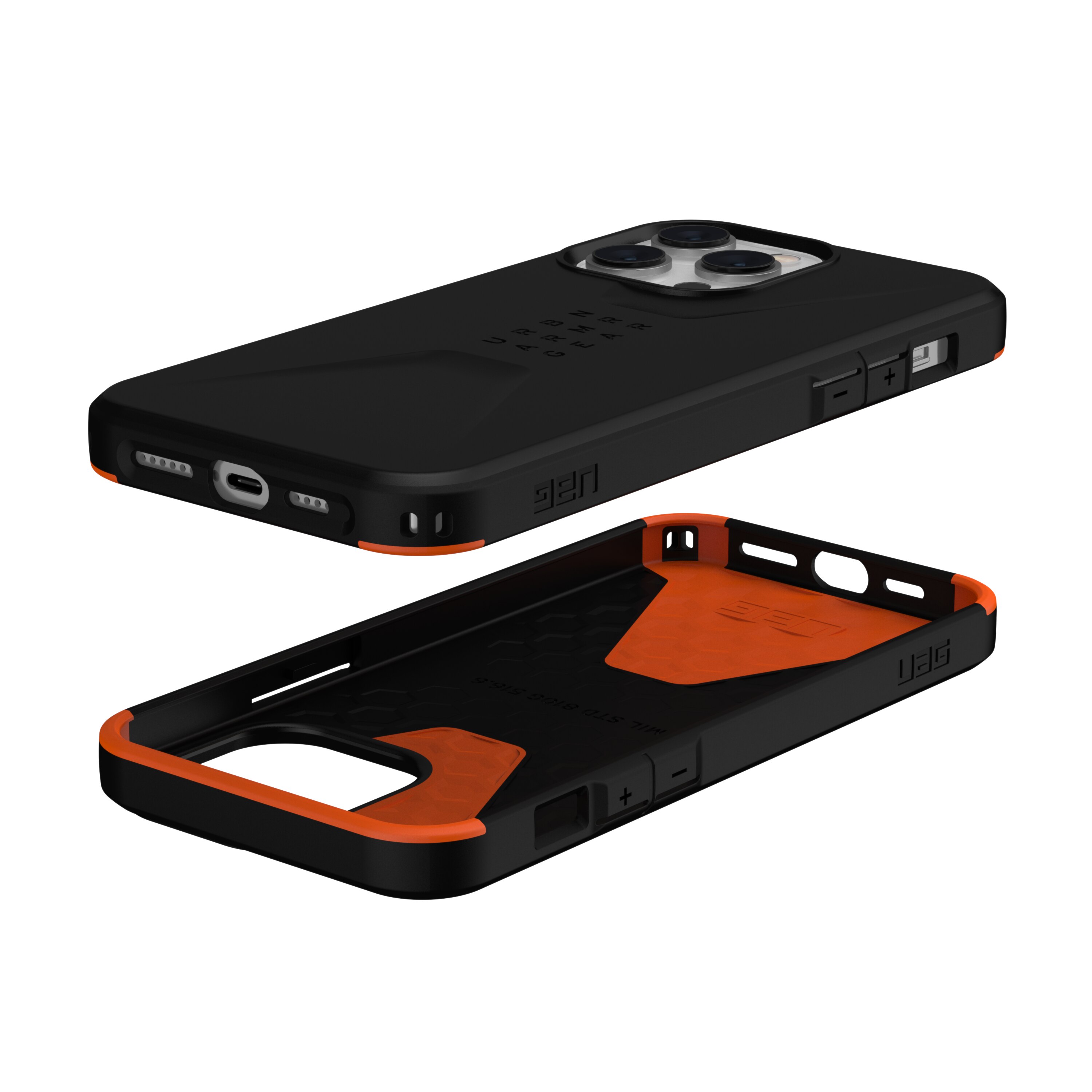 Funda Civilian Series iPhone 14 Pro Max Black