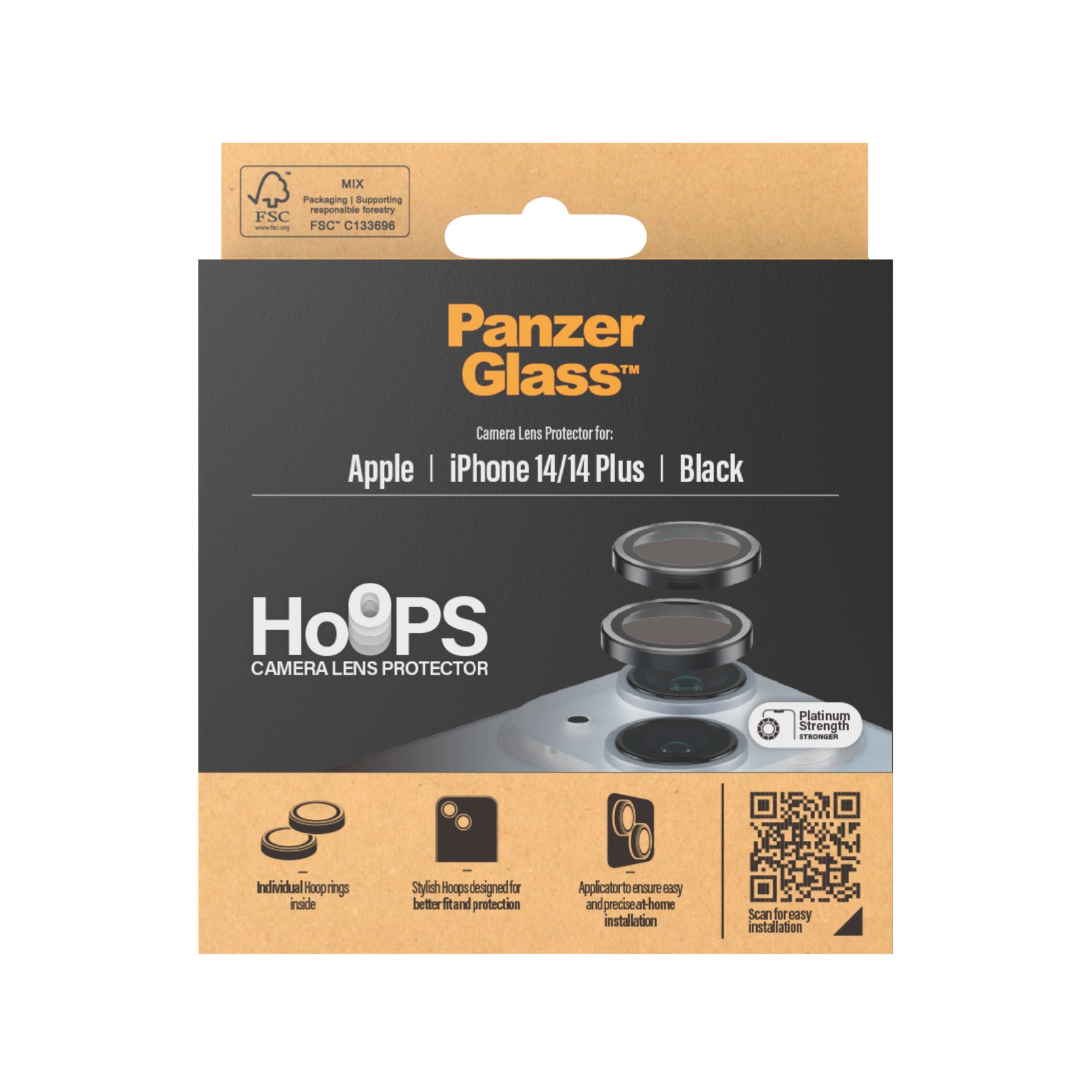 iPhone 14 Plus Hoops Camera Lens Protector Negro