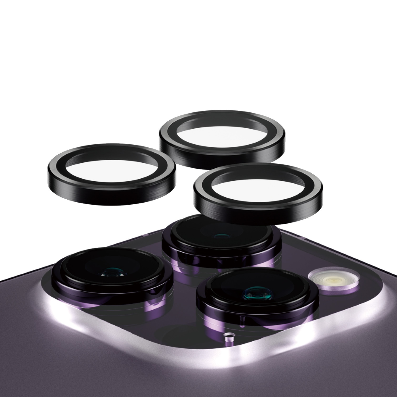 iPhone 14 Pro Hoops Camera Lens Protector Negro