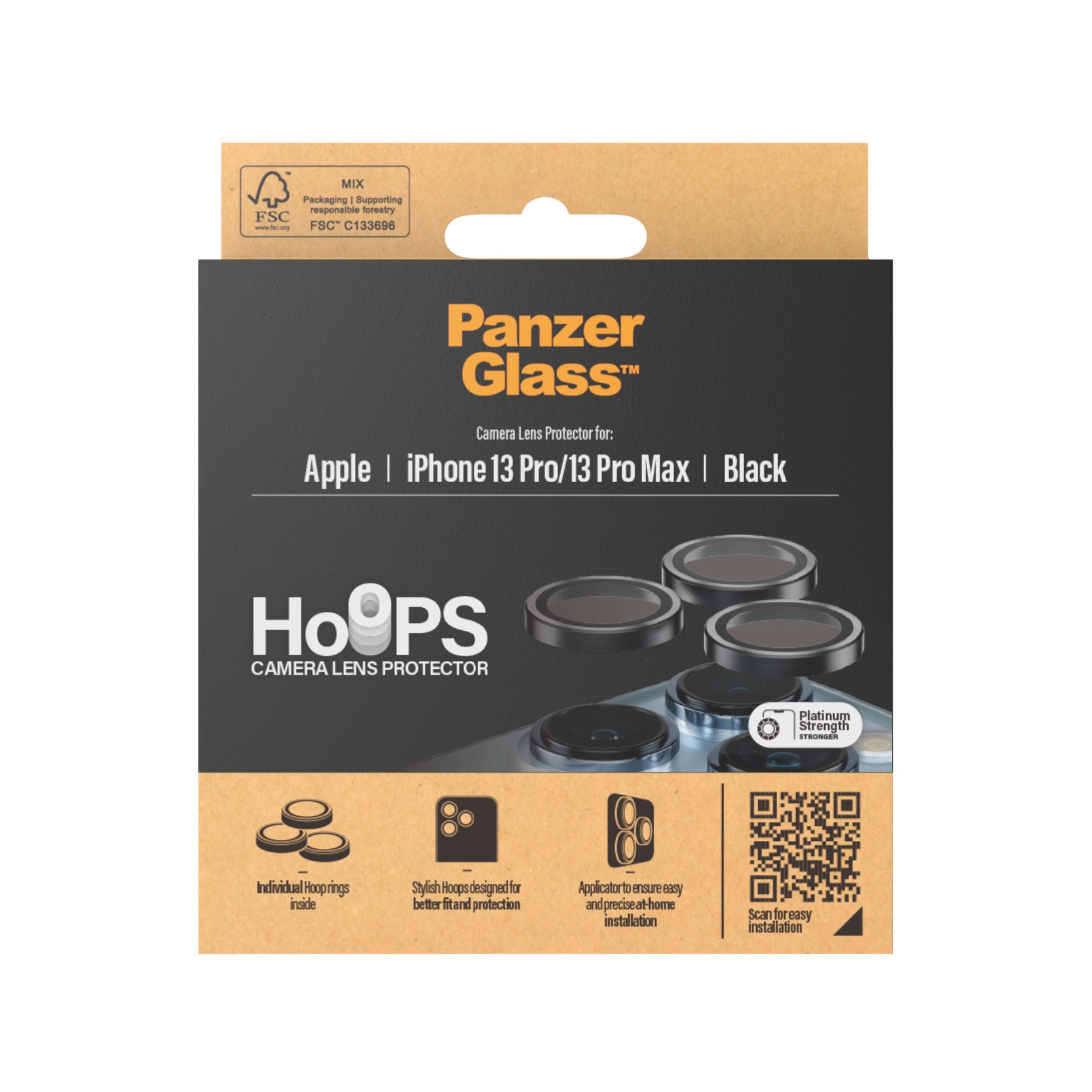 iPhone 13 Pro Max Hoops Camera Lens Protector Negro