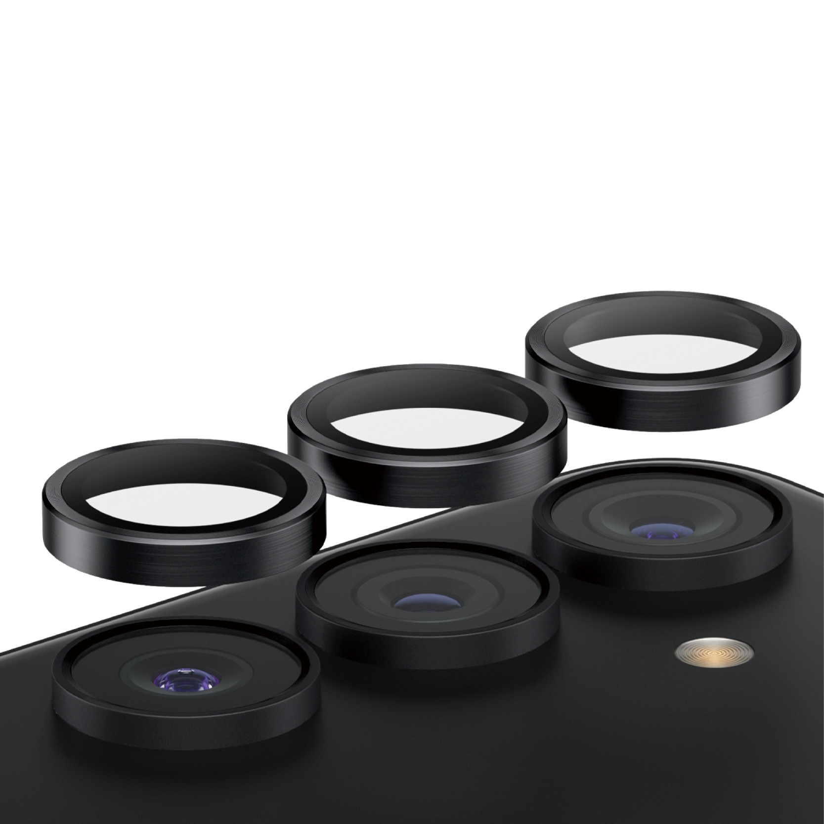Samsung Galaxy S24 Plus Hoops Camera Lens Protector Negro