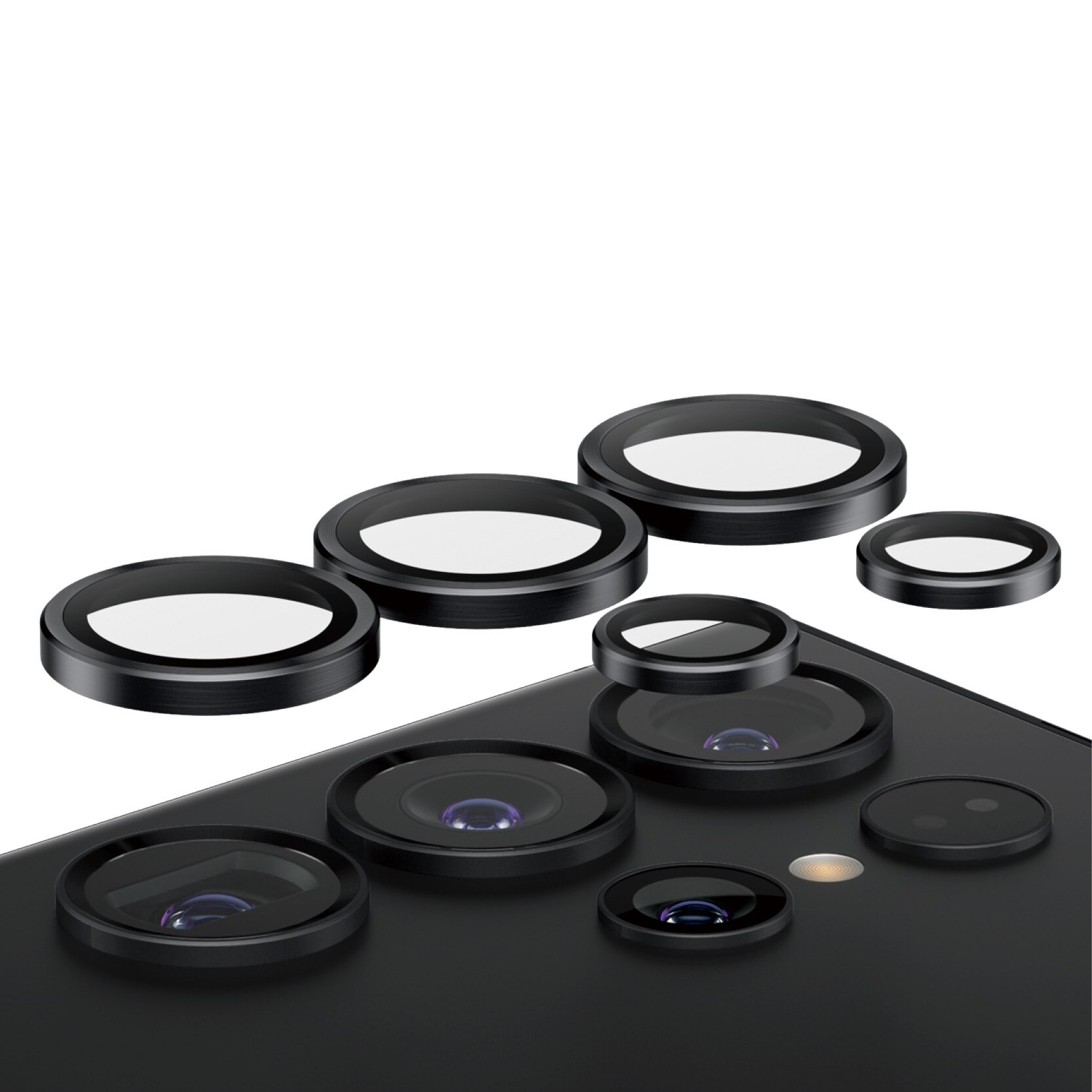Samsung Galaxy S24 Ultra Hoops Camera Lens Protector Negro