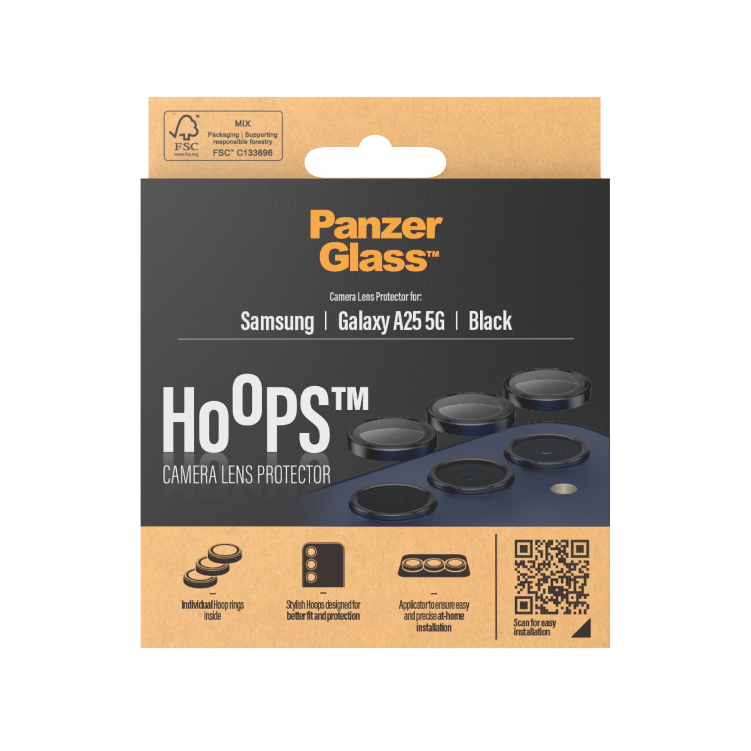 Samsung Galaxy A25 Hoops Camera Lens Protector Negro
