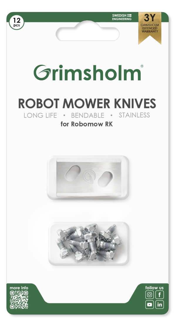 Cuchillas para Robomow RK2000 (12 piezas)
