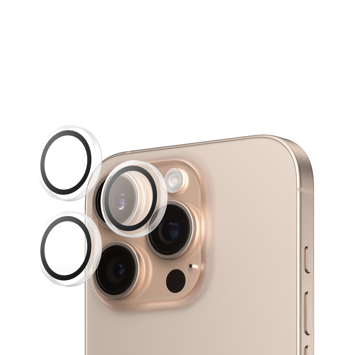 iPhone 16 Pro Max Hoops Camera Lens Protector Transparente
