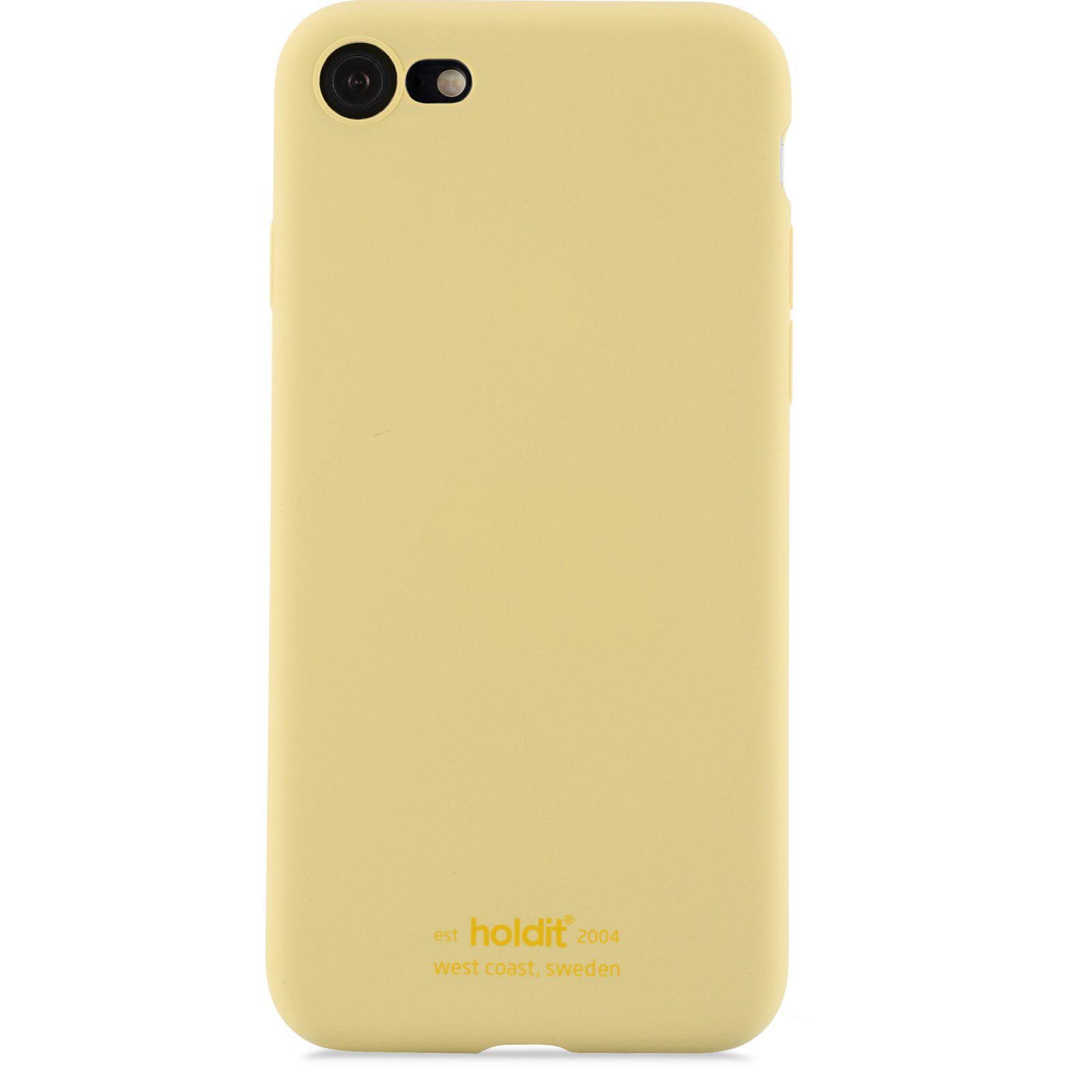 Funda de silicona para iPhone 8 Amarillo