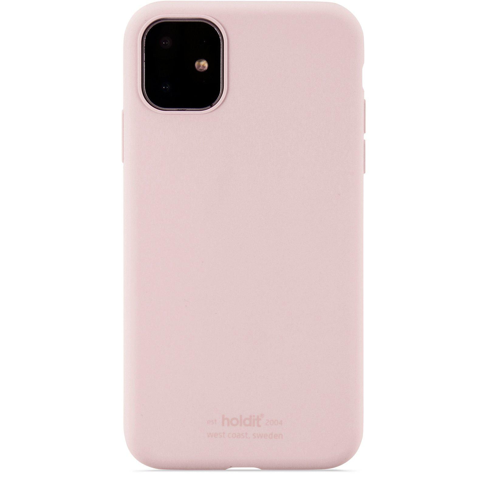 Funda de silicona iPhone 11/XR Blush Pink