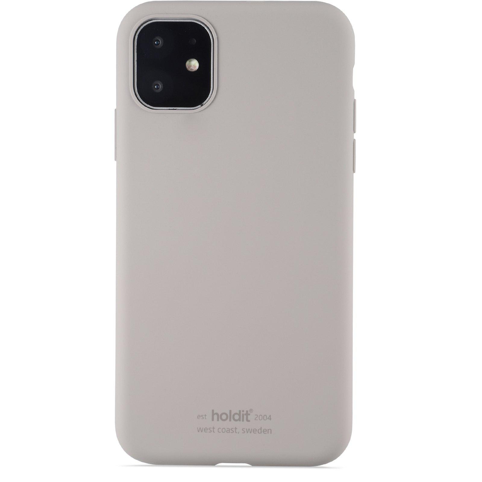 Funda de silicona para iPhone Xr Taupe