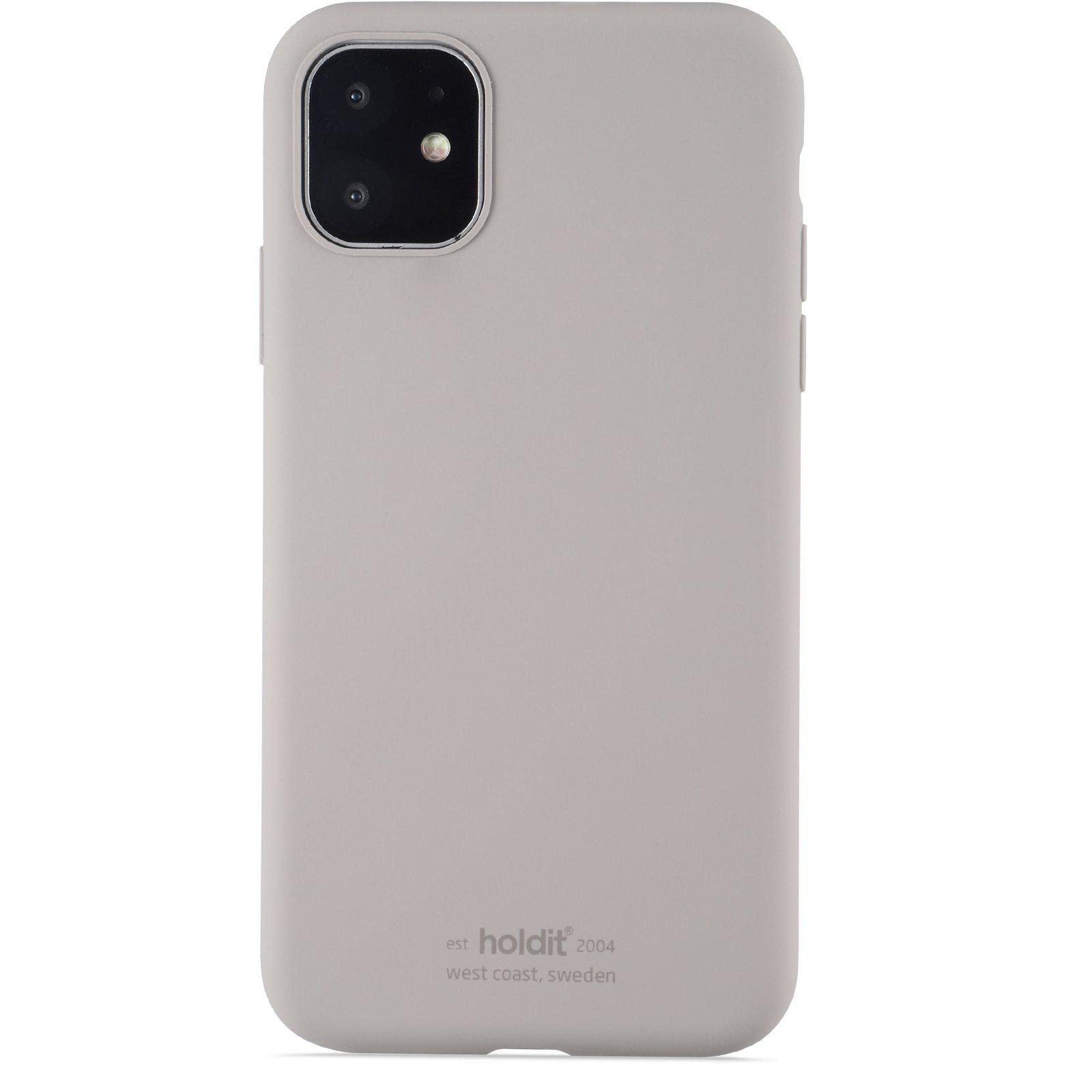 Funda de silicona iPhone XR Taupe