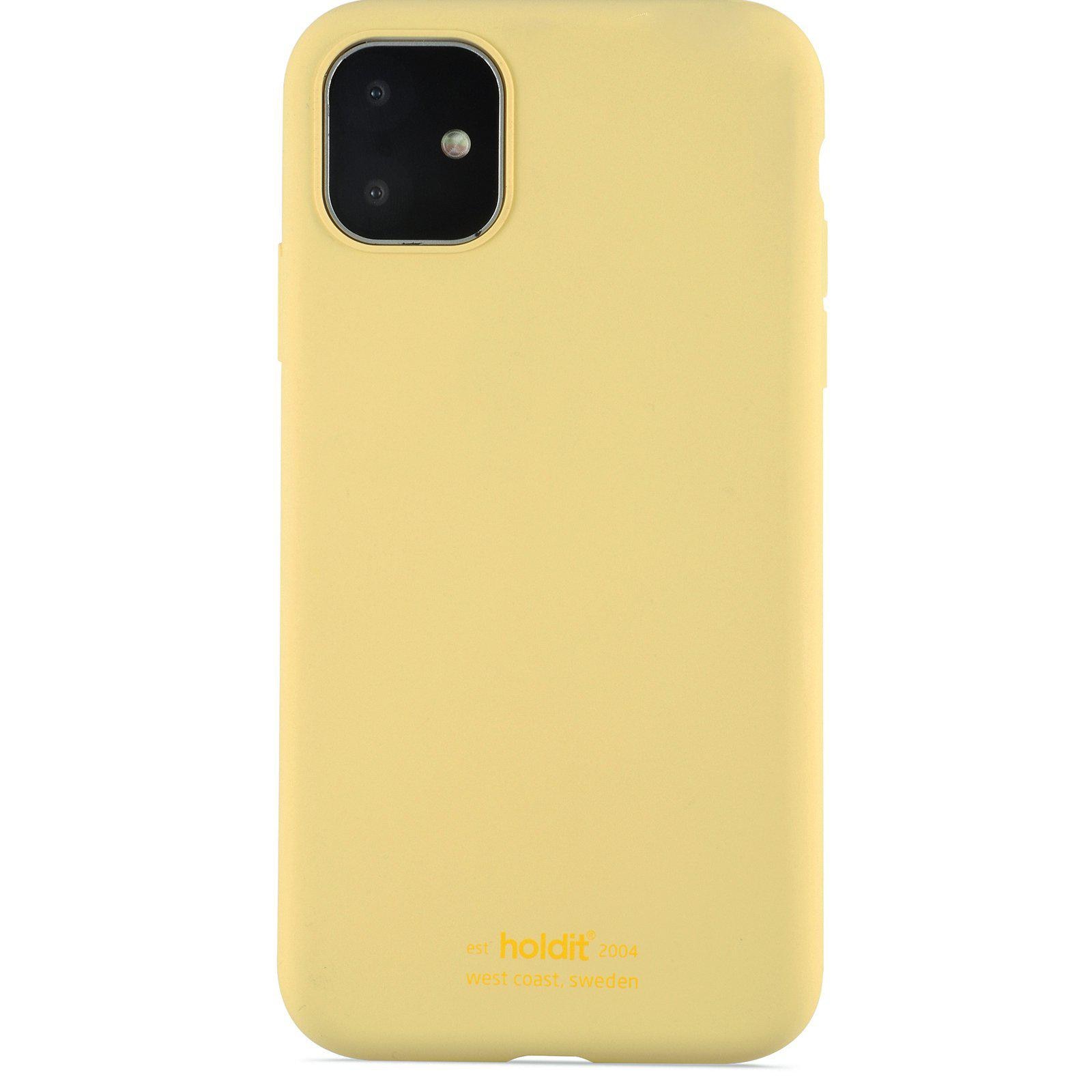 Funda de silicona iPhone 11/XR Yellow