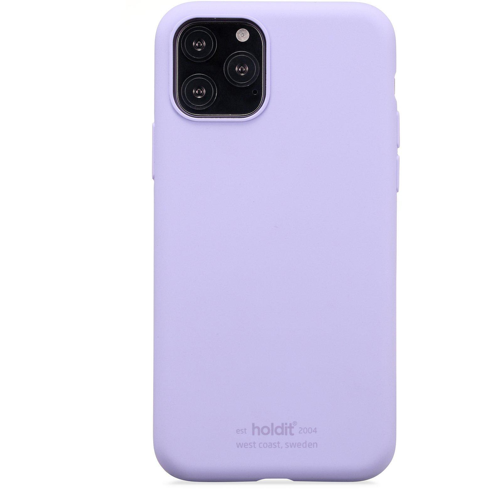 Funda de silicona para Apple iPhone 11 Pro/iPhone X/XS Púrpura