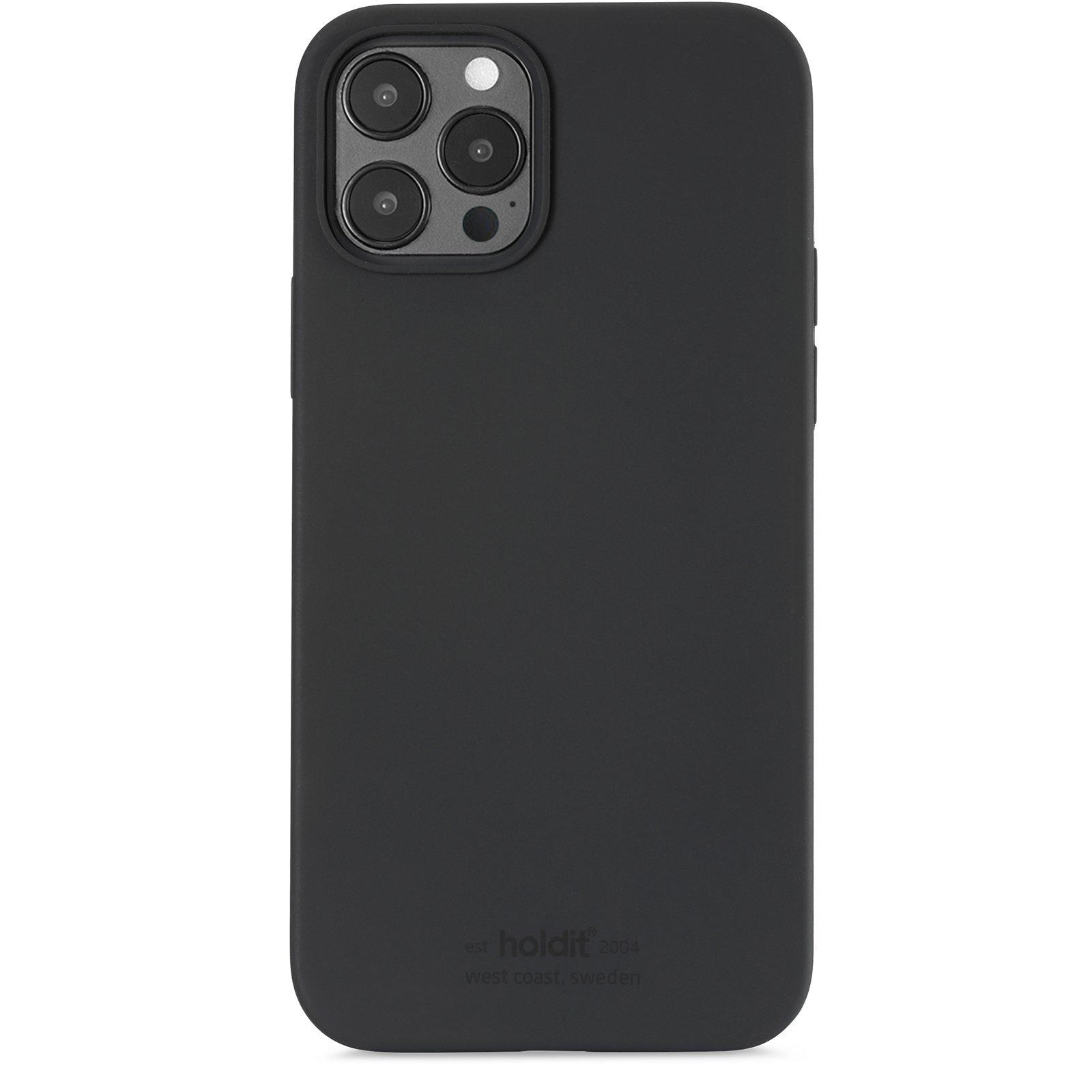Funda de silicona para iPhone 12/iPhone 12 Pro Black