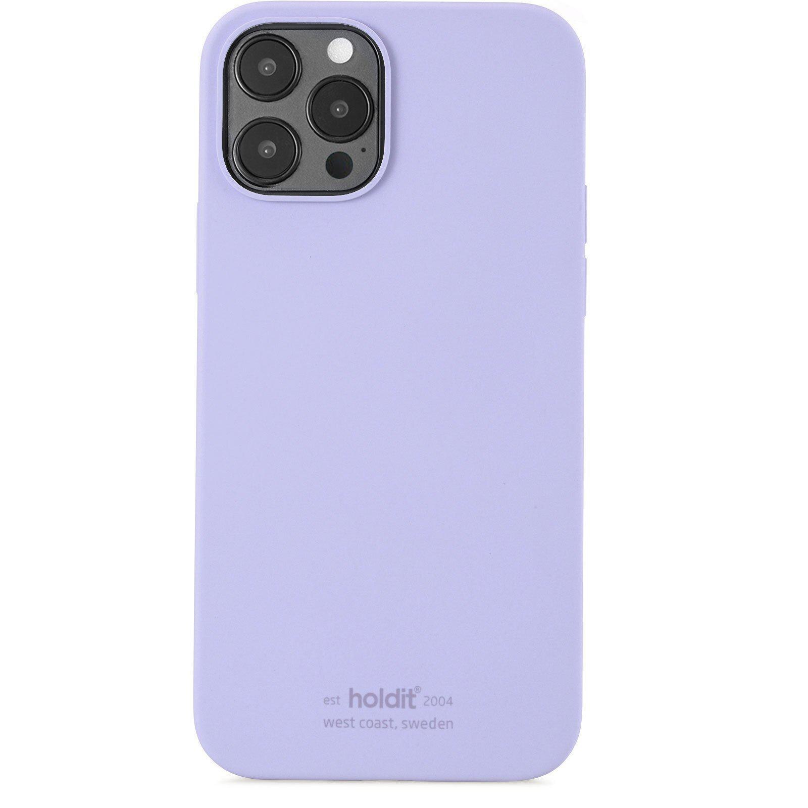 Funda de silicona iPhone 12/12 Pro Lavanda