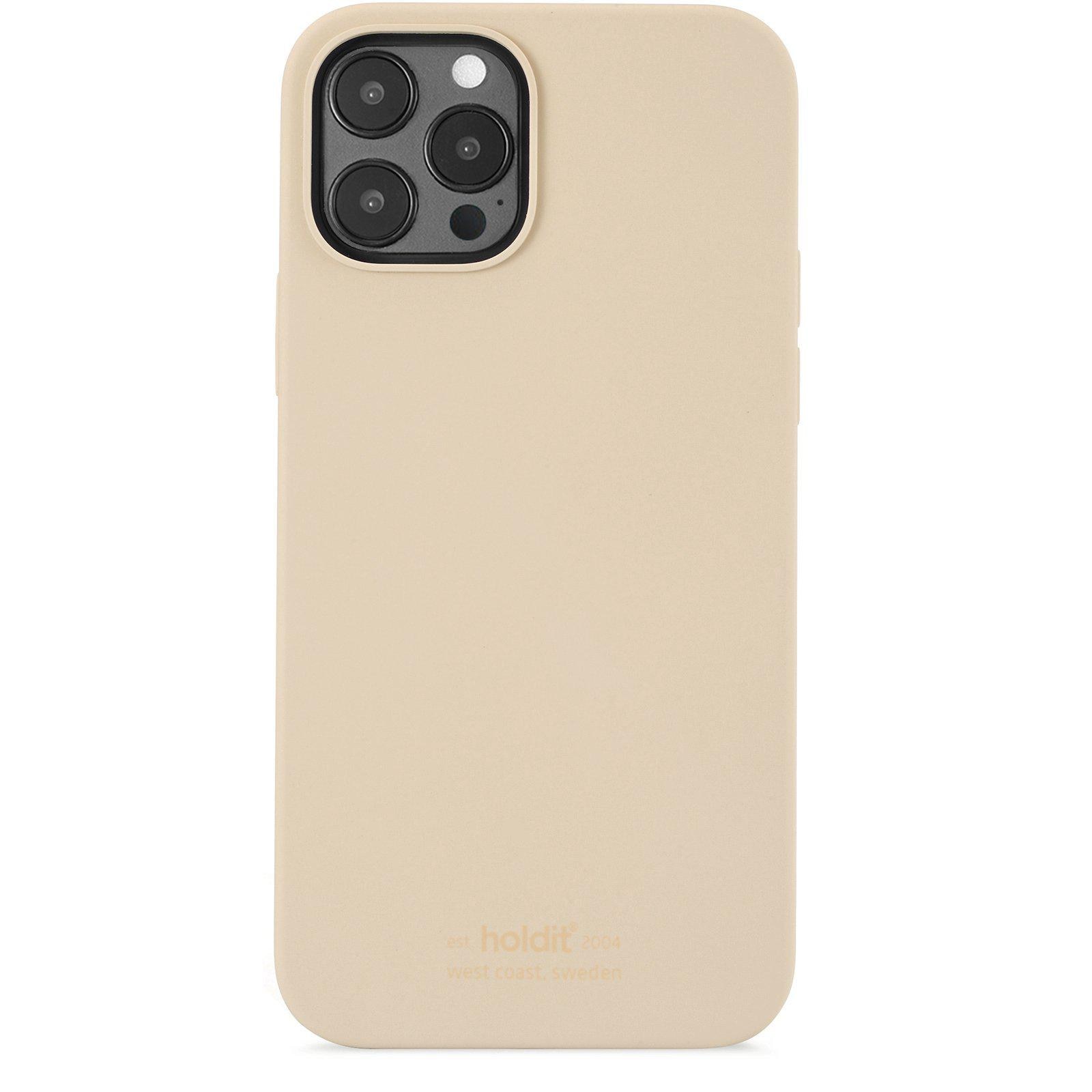 Funda de silicona iPhone 12/12 Pro Beige