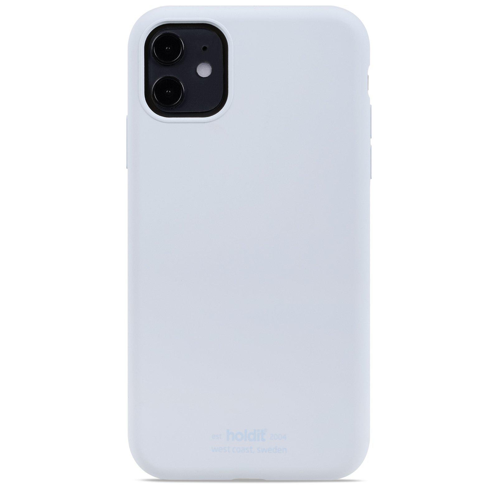 Funda de silicona iPhone 11/XR Mineral Blue