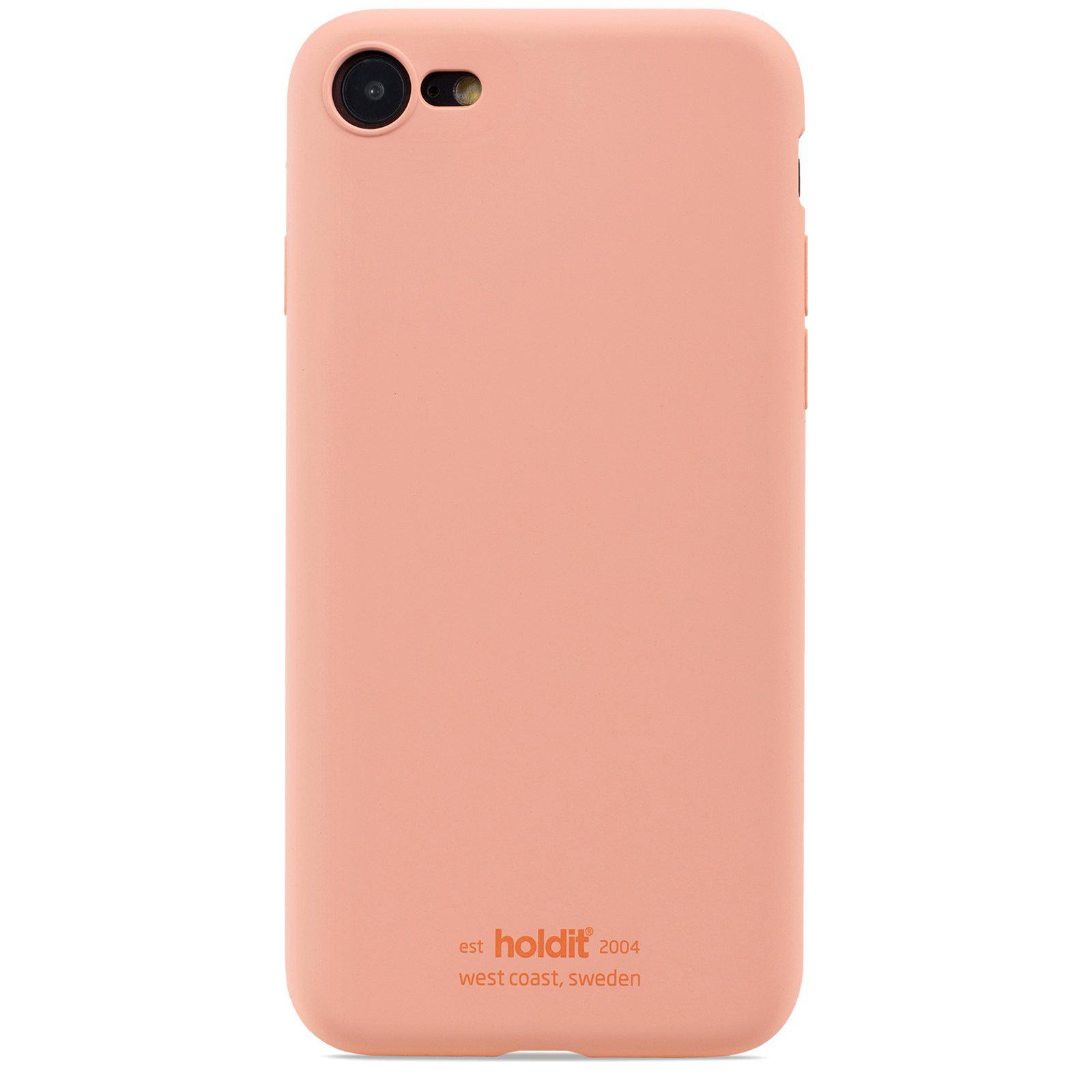 Funda de silicona iPhone 7/8/SE Pink Peach