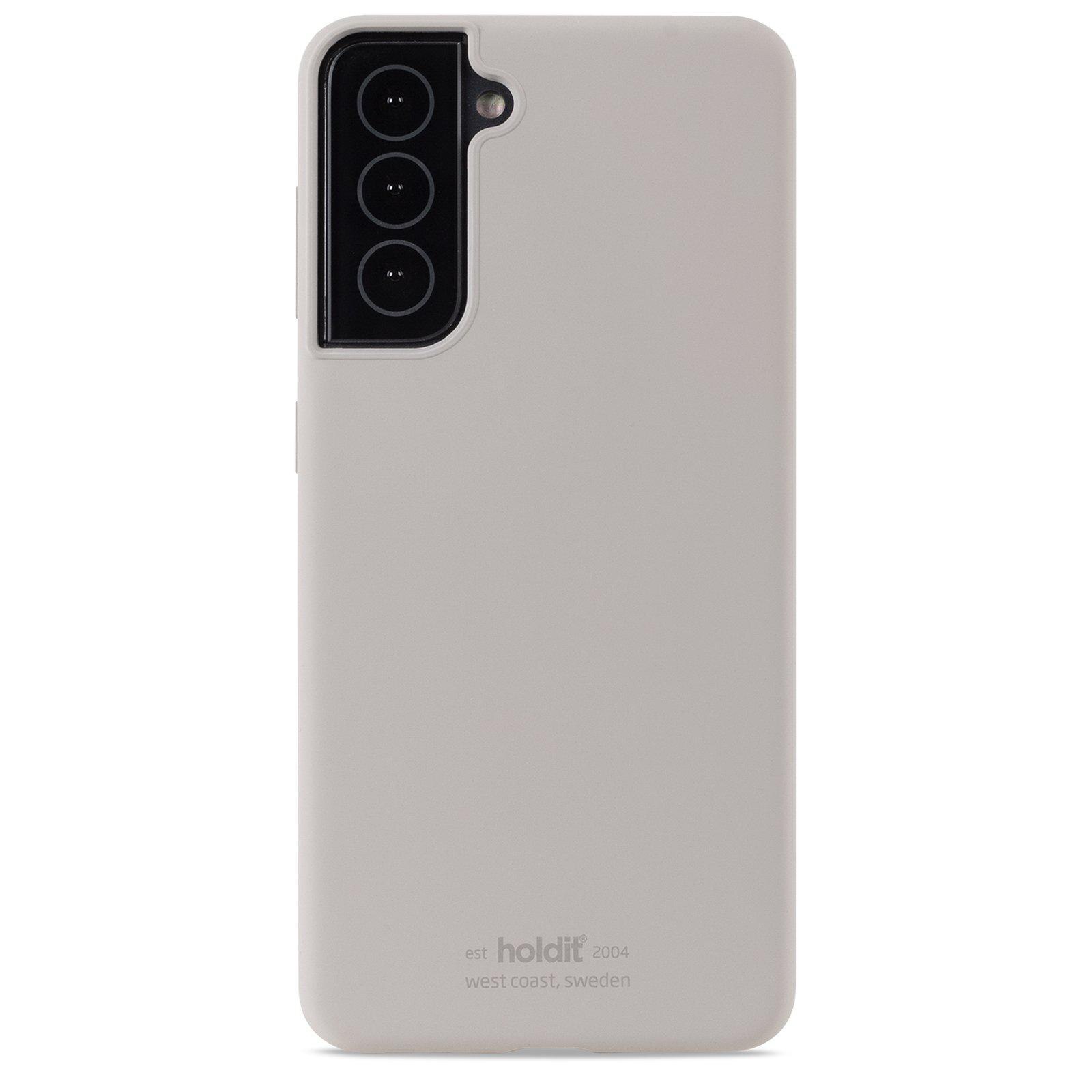 Funda de silicona para Samsung Galaxy S21 Gris