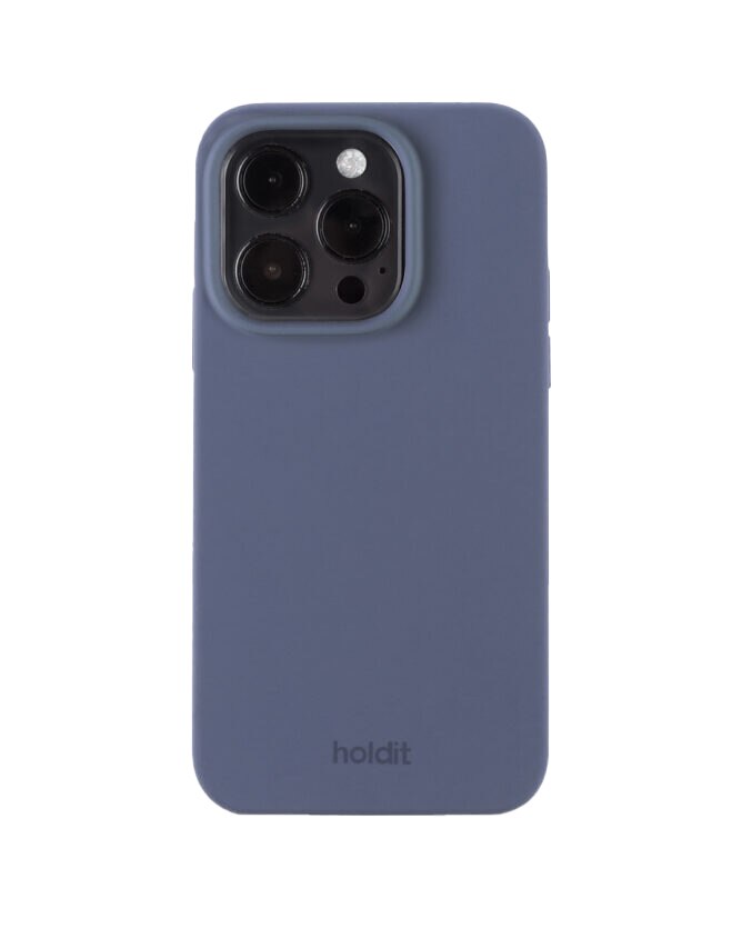 Funda de silicona para iPhone 14 Pro Azul