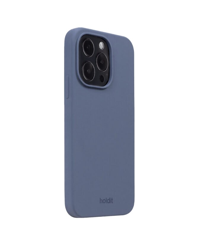 Funda de silicona para iPhone 14 Pro Azul