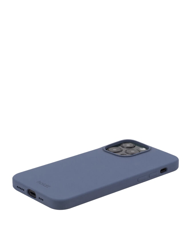 Funda de silicona para iPhone 14 Pro Azul